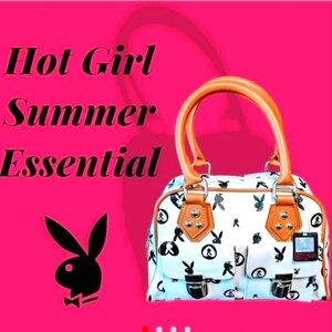 Y2K Playboy Monogram Satchel